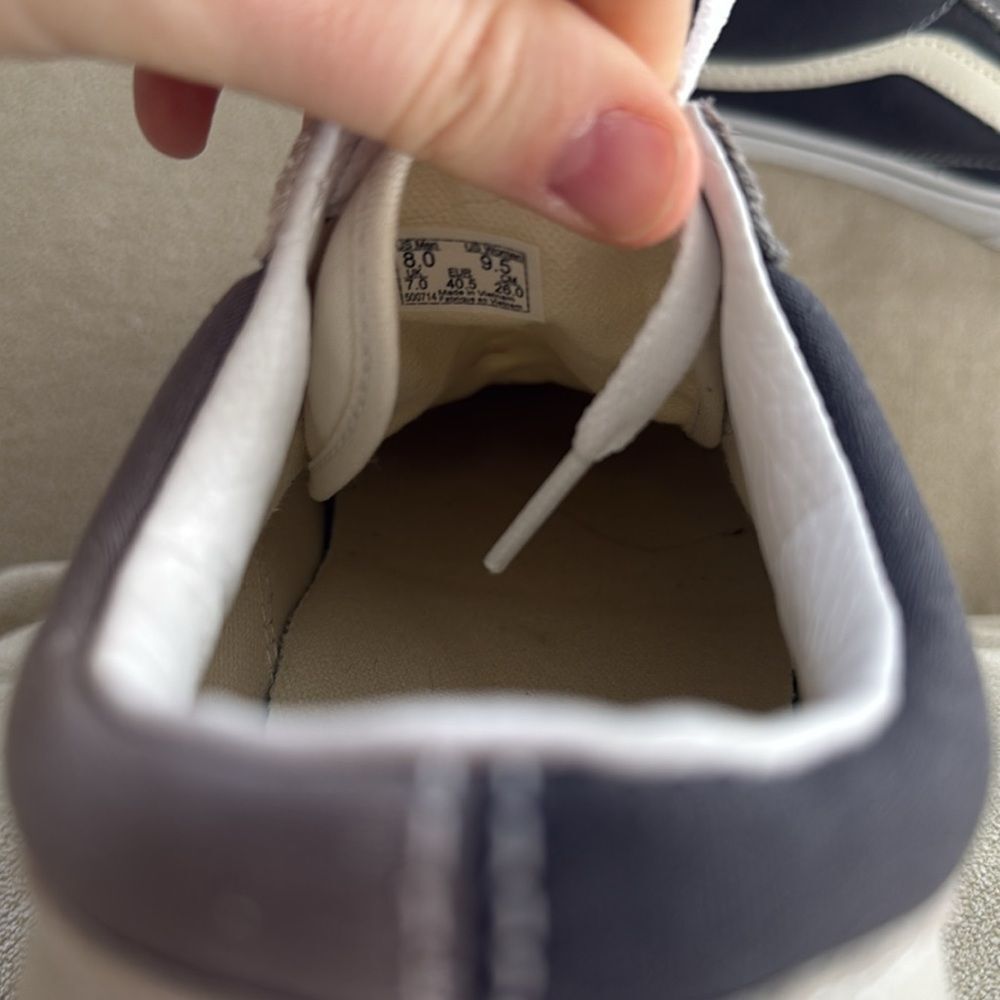 Vans Old Skool Style 36 Shoes Navy Gray Colorblock Sneakers - Picture 9 of 13